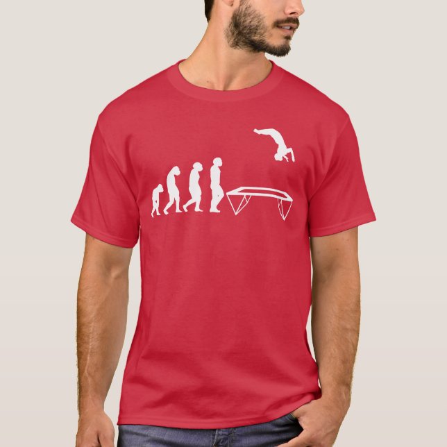 T-shirt EVOLUTIONRAMPOLINE forme sport gymnastique amie (Devant)