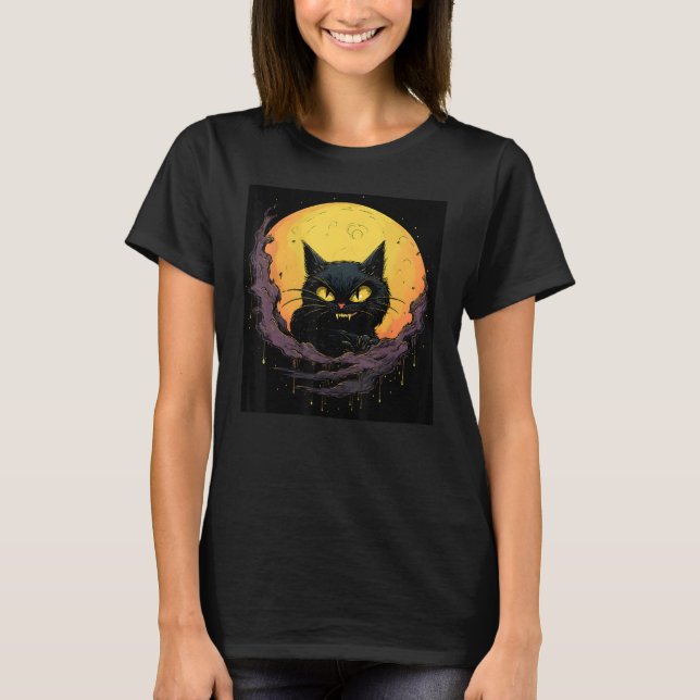 T-shirt Évoquer le mystère avec l'énigmatique Feline G de  (Devant)
