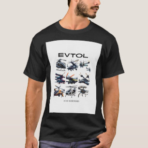 T-shirt EVTOL 2028 Souvenirs pour le taxi aérien AAM UAM V