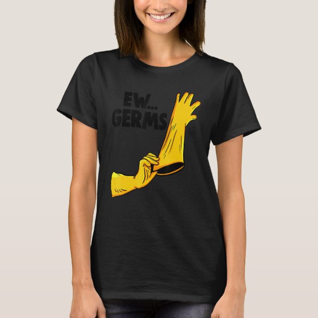 T-shirt EW Germs Spray Women Cleaning Team (Devant)