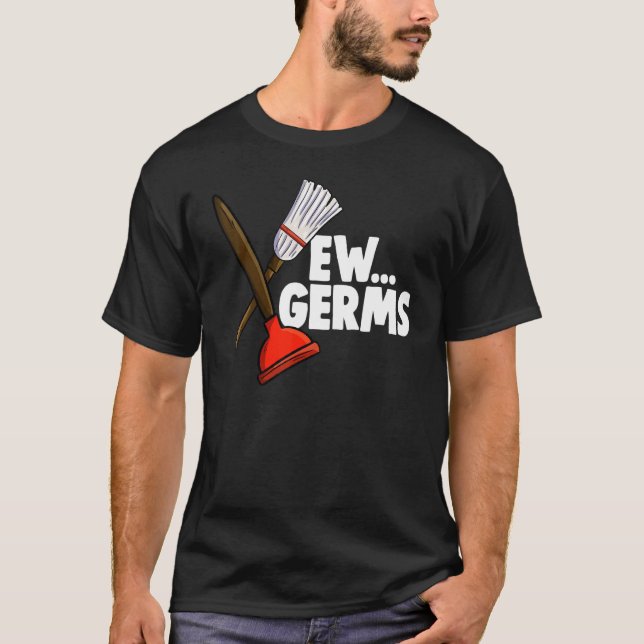 T-shirt EW Germs Spray Women Cleaning Team 1 (Devant)