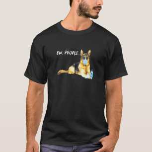 T-shirt Ew People Berger Allemand portant un masque facial