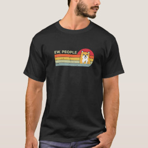 T-shirt Ew People Drôle Chien Rétro