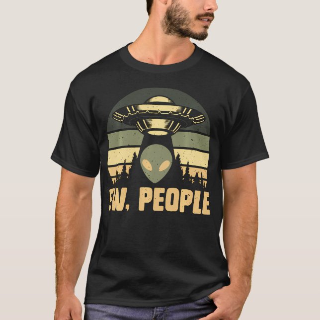T-shirt Ew People - Extraterrestre OVNI (Devant)