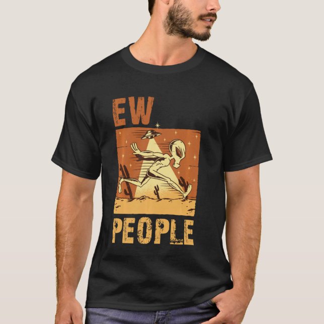 T-shirt ew people joke sarcastic for family and friends Lo (Devant)