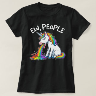 T-shirt Ew People Unicorn
