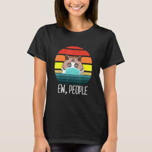 T-shirt Ew Personnes Ragdoll Chat Vintage Chat Maman