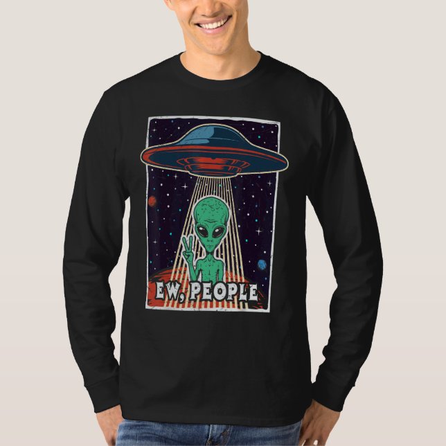 T-shirt Ew Personnes Ufo Alien (Devant)