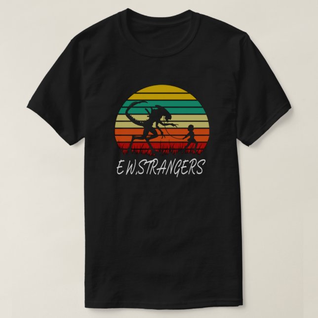 T-shirt Ew Strangers (Design devant)
