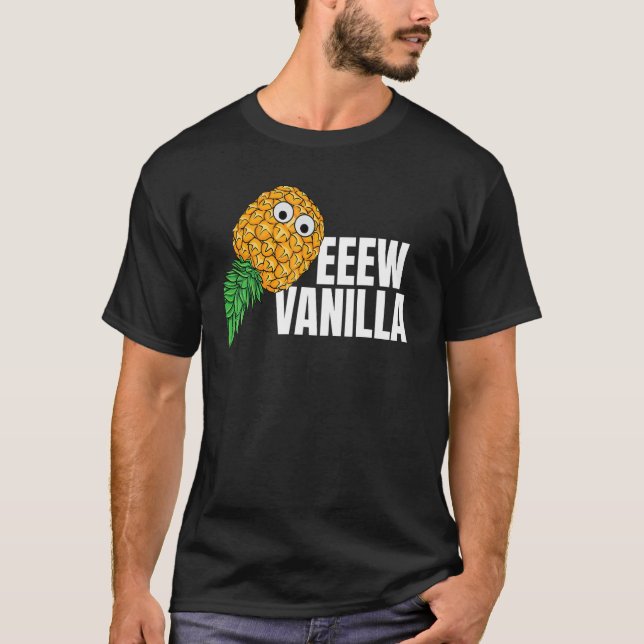T-shirt Ew Vanilla Swinger à l'envers de l'ananas hommes f (Devant)