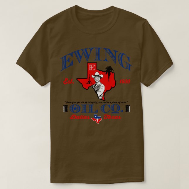 T-shirt Ewing Oil Co (Design devant)