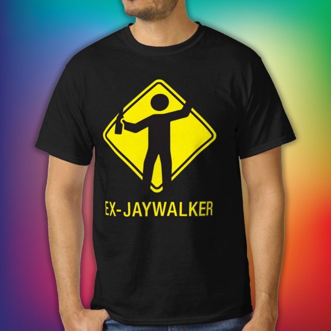 T-shirt Ex Jaywalker Drôle Sobriété Dit (Créateur téléchargé)