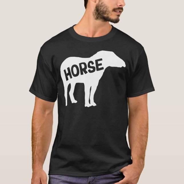 T-shirt Ex-mormon Tapir Cheval LDS Exmo Cheval (Devant)