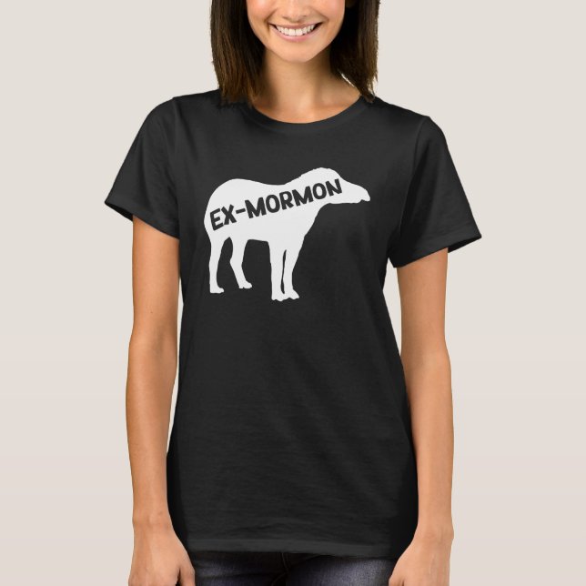 T-shirt Ex-mormon tapir cheval LDS Exmo Ex-mormon (Devant)