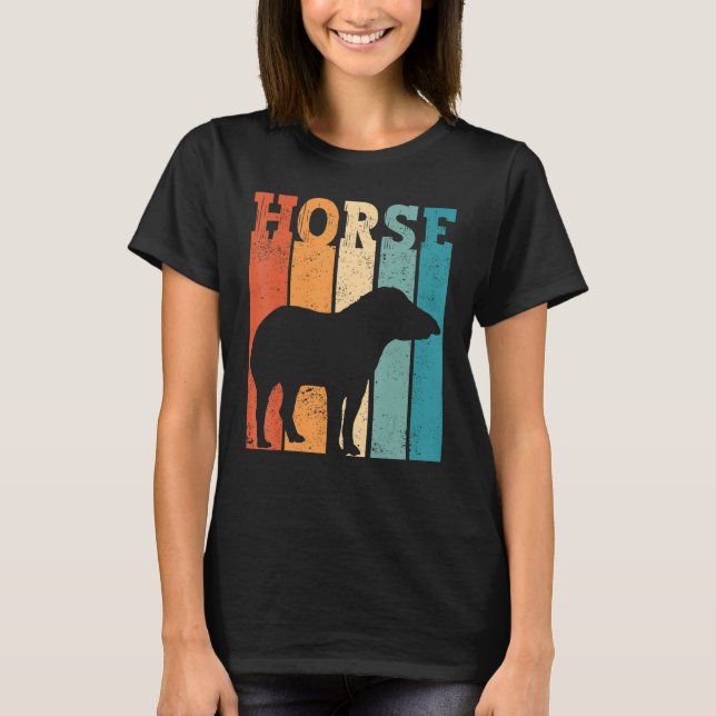 T-shirt Ex-mormon Tapir Cheval LDS Rétro Exmo Cheval_2 (Devant)