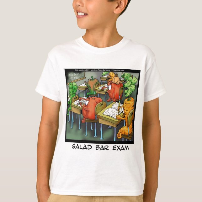 T-shirt Examen Bar Salade amusant (Devant)