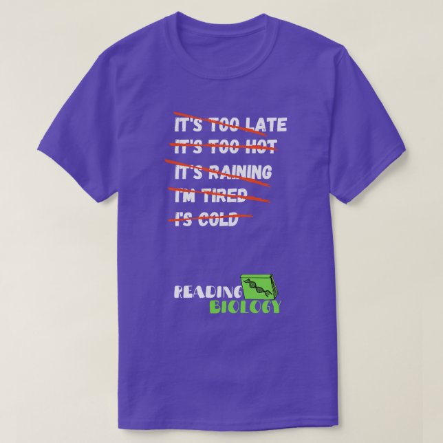 T-shirt Examen de biologie biologiste (Design devant)