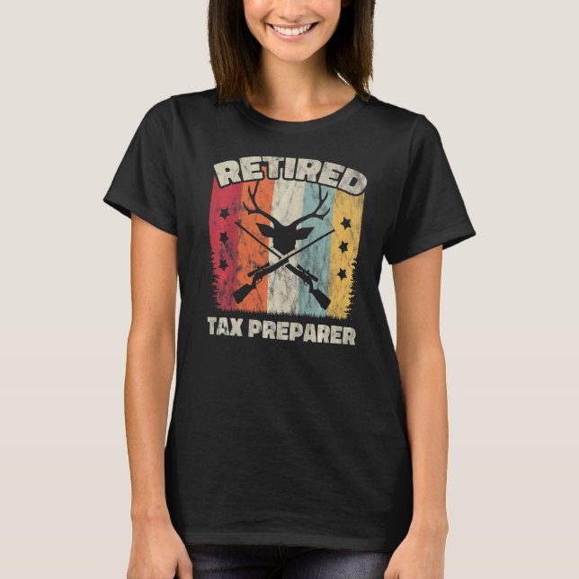 T-shirt Examen fiscal à la retraite (Devant)