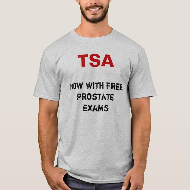 T-shirt Examens libres de prostate (Devant)