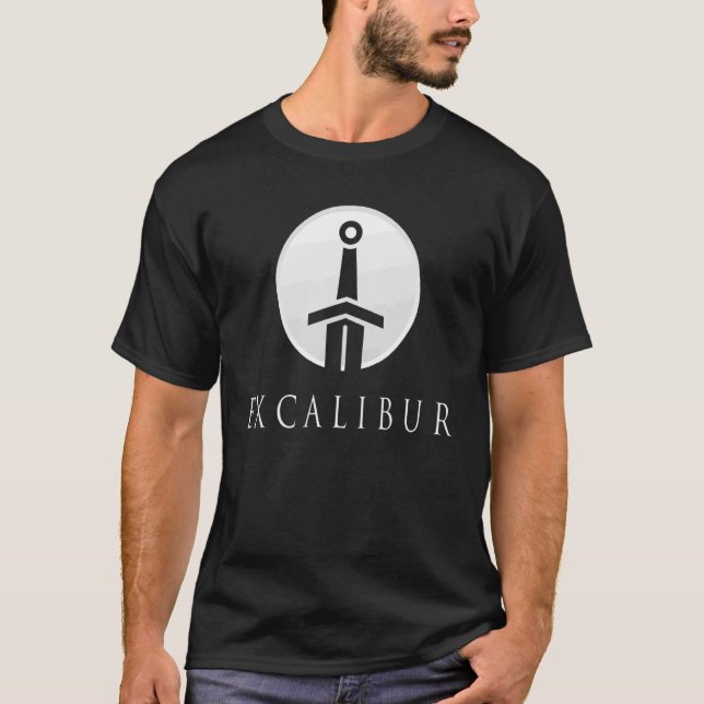 T-shirt Excalibur L'Épée Légendaire Dans La Pierre Du Roi (Devant)