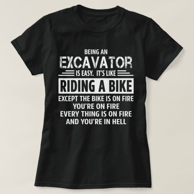 T-shirt Excavateur (Design devant)