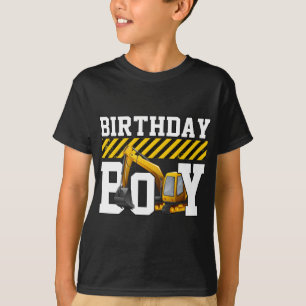 T-shirt Excavateur d'anniversaire pour 3 ans Garçon enfant