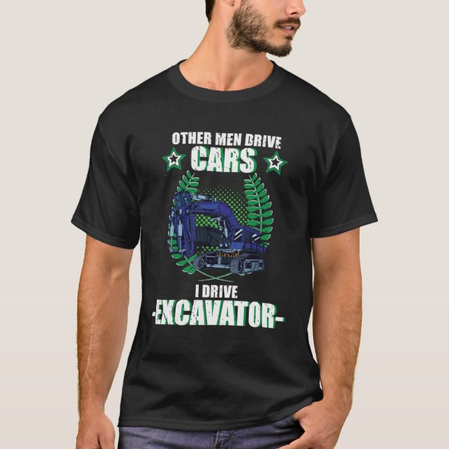 T-shirt Excavator excavator driver vehicles construction s (Devant)