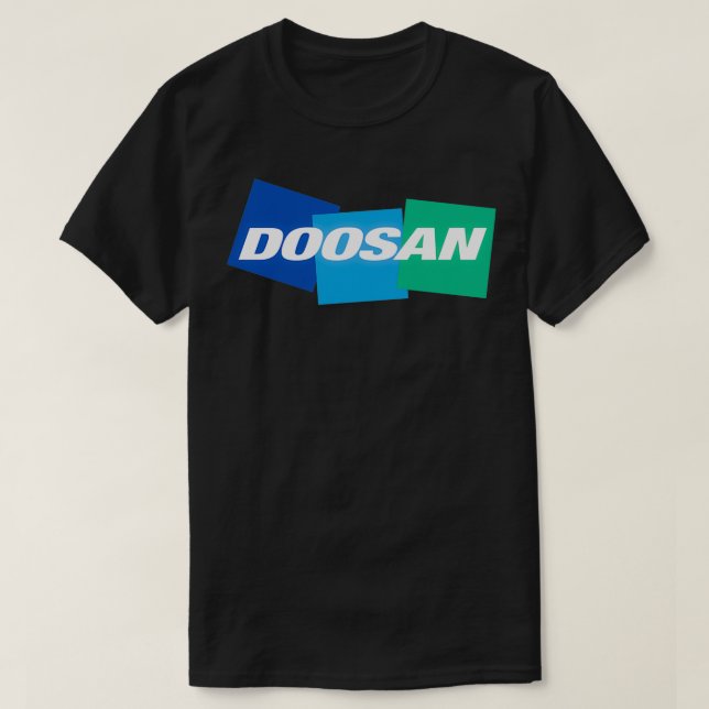 T-SHIRT EXCAVATRICES LOGO DOOSAN (Design devant)