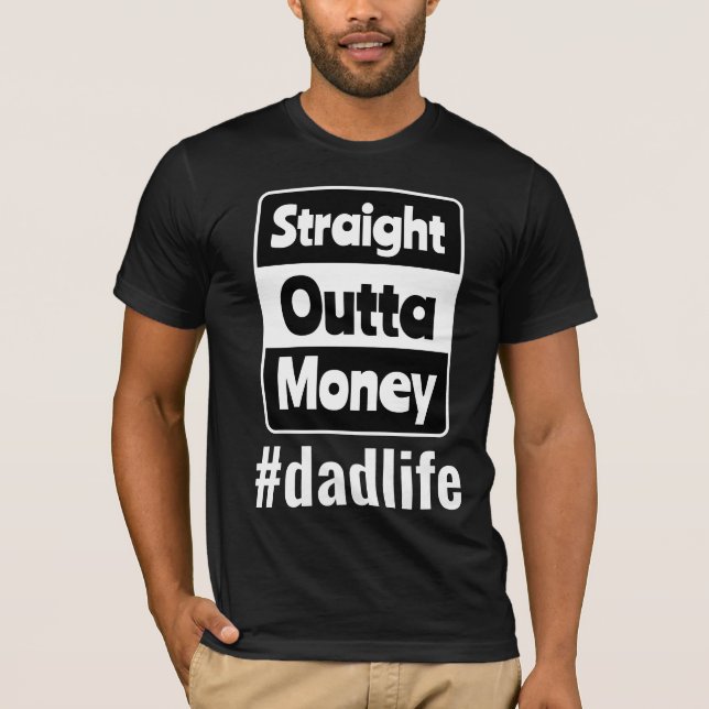 T-shirt Excentré droit de l'argent (Devant)