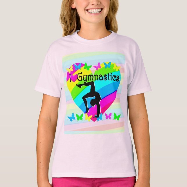 T-SHIRT EXCEPTIONNEL J'ADORE LE DESIGN GYMNASTIQUE (Devant)