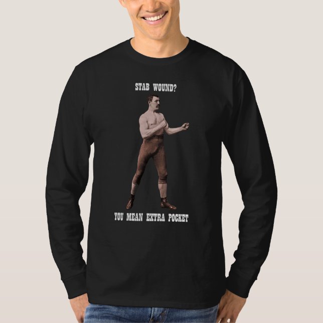 T-shirt Excessivement un homme viril véritable (Devant)
