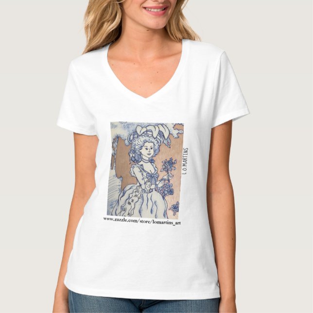 T-shirt exclusif Marie Antoinette (Devant)