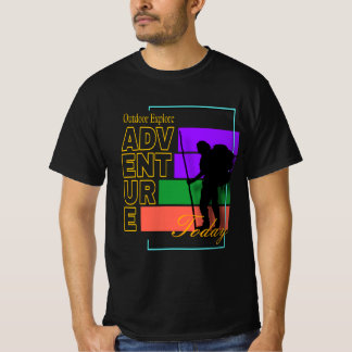 T-shirt Excursion en plein air : Aventure aujourd'hui