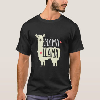 T-shirt Excursion Zoo Famille Cute Mama Llama