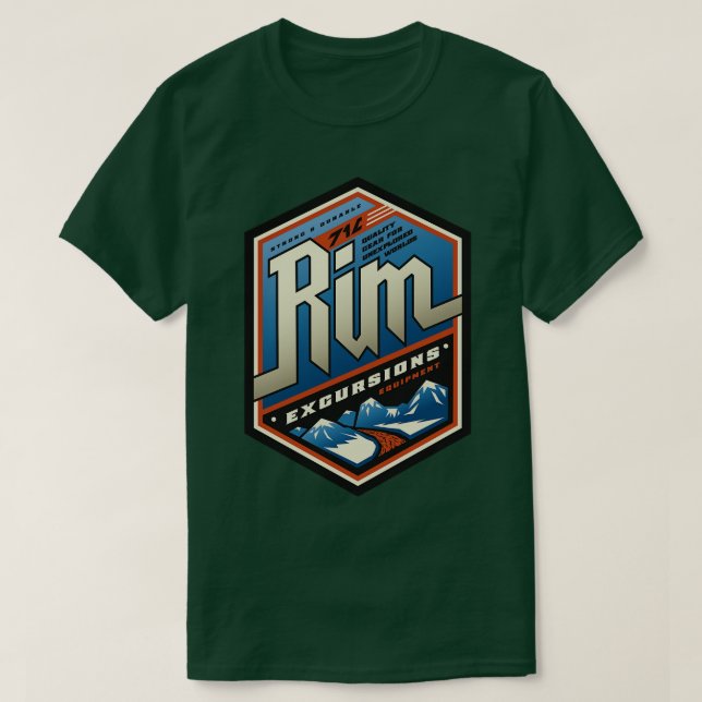 T-shirt Excursions de bord (Design devant)