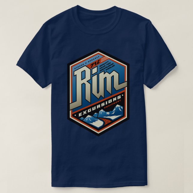 T-shirt Excursions de bord (Design devant)