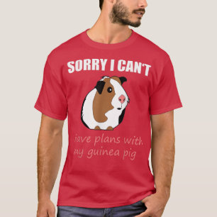 T-shirt Excusez-moi d'avoir des plans avec mon cobaye