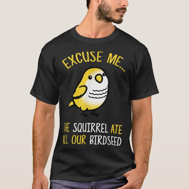 T-shirt Excusez-Moi L'Écureuil A Mangé Notre Amoureux Des  (Devant)