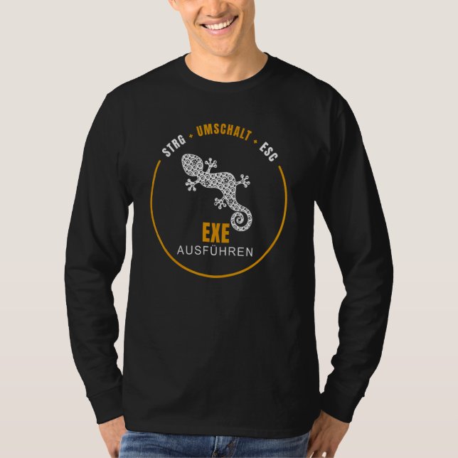 T-shirt exe Exécuter Administrateur Développeur Dev Ops Sy (Devant)