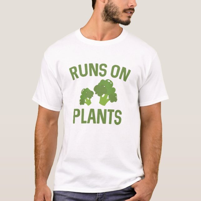 T-shirt Exécute Sur Plante (Devant)