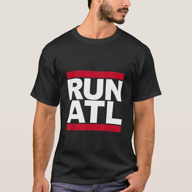 T-shirt Exécuter ATL Atlanta (Devant)