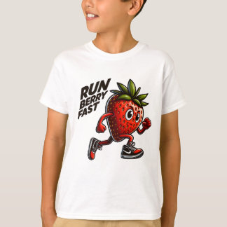 T-shirt Exécuter Berry Fast Running Strawberry