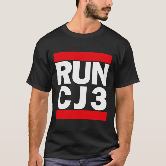 T-shirt Exécuter Cj3 (Devant)
