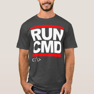 T-shirt Exécuter CMD pour les programmeurs et les administ