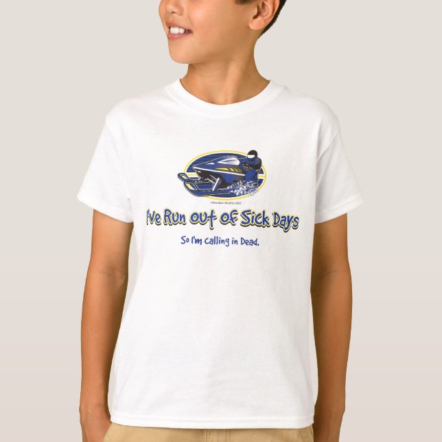 T-shirt EXÉCUTER DES JOURS-MALADIES-[Conve (Devant)