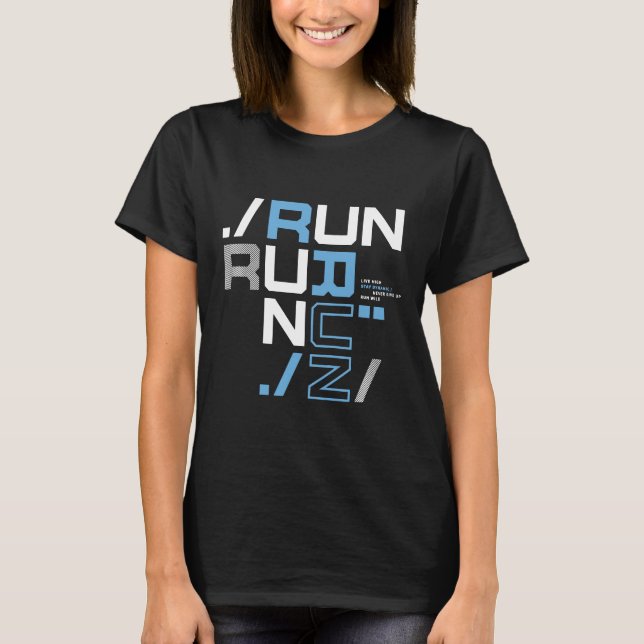 T-shirt Exécuter Exécuter Wild Urban Runer Athlete Trainin (Devant)