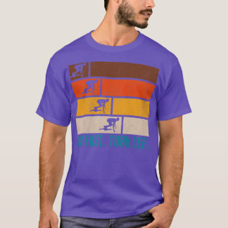T-shirt Exécuter Fast Turn Left Sprint Dash Runners 100m 2