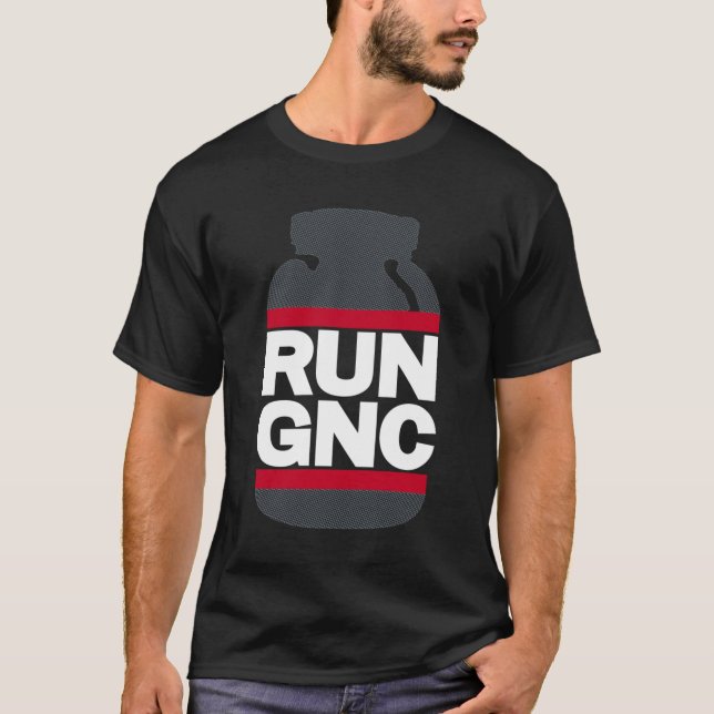 T-shirt EXÉCUTER GNC sur Black Essential (Devant)