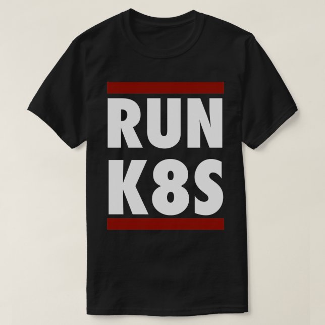 T-shirt Exécuter K8S (Design devant)