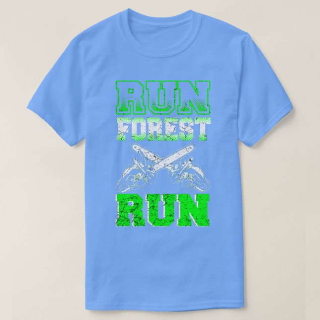 T-shirt Exécuter la gestion des forêts (Design devant)